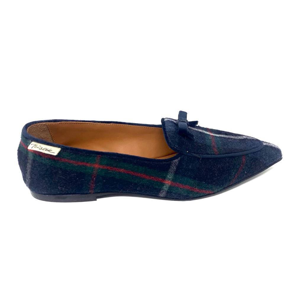 Passion Blanche Grace Lana Tartan Blu