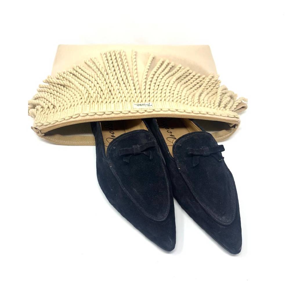 Passion Blanche Grace Scamosciata Nera