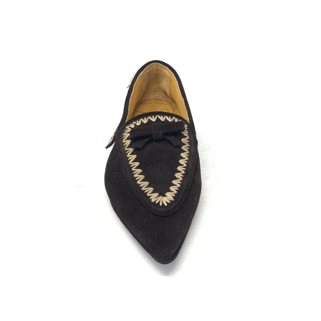 Passion Blanche Grace Scamosciata T.Moro + Ric Ecrù