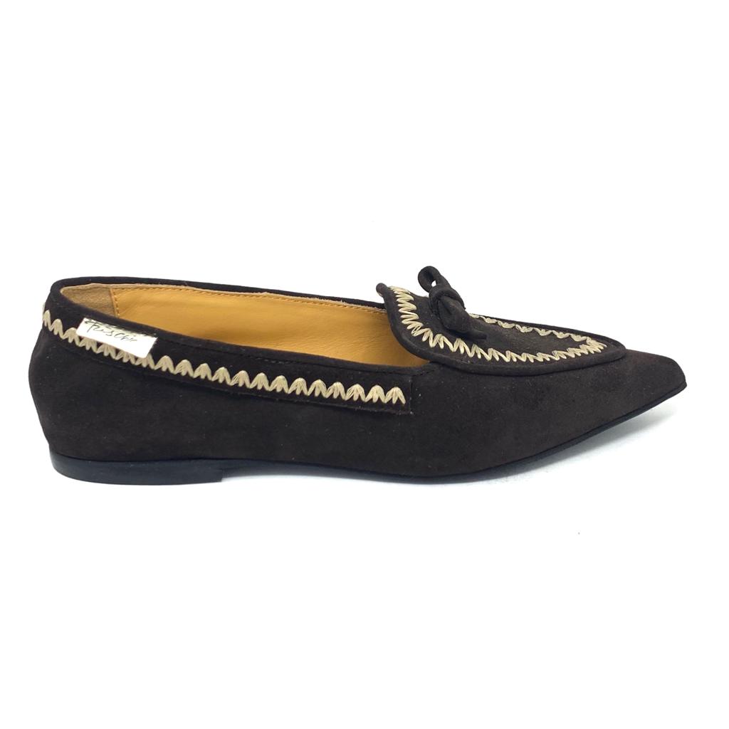 Passion Blanche Grace Scamosciata T.Moro + Ric Ecrù