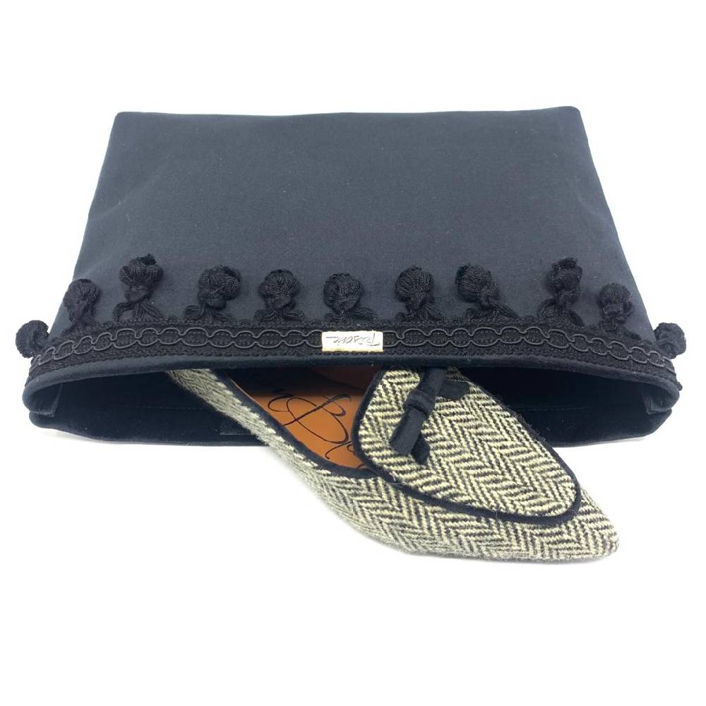 Passion Blanche Grace Tweed Lana Bianca-Nera