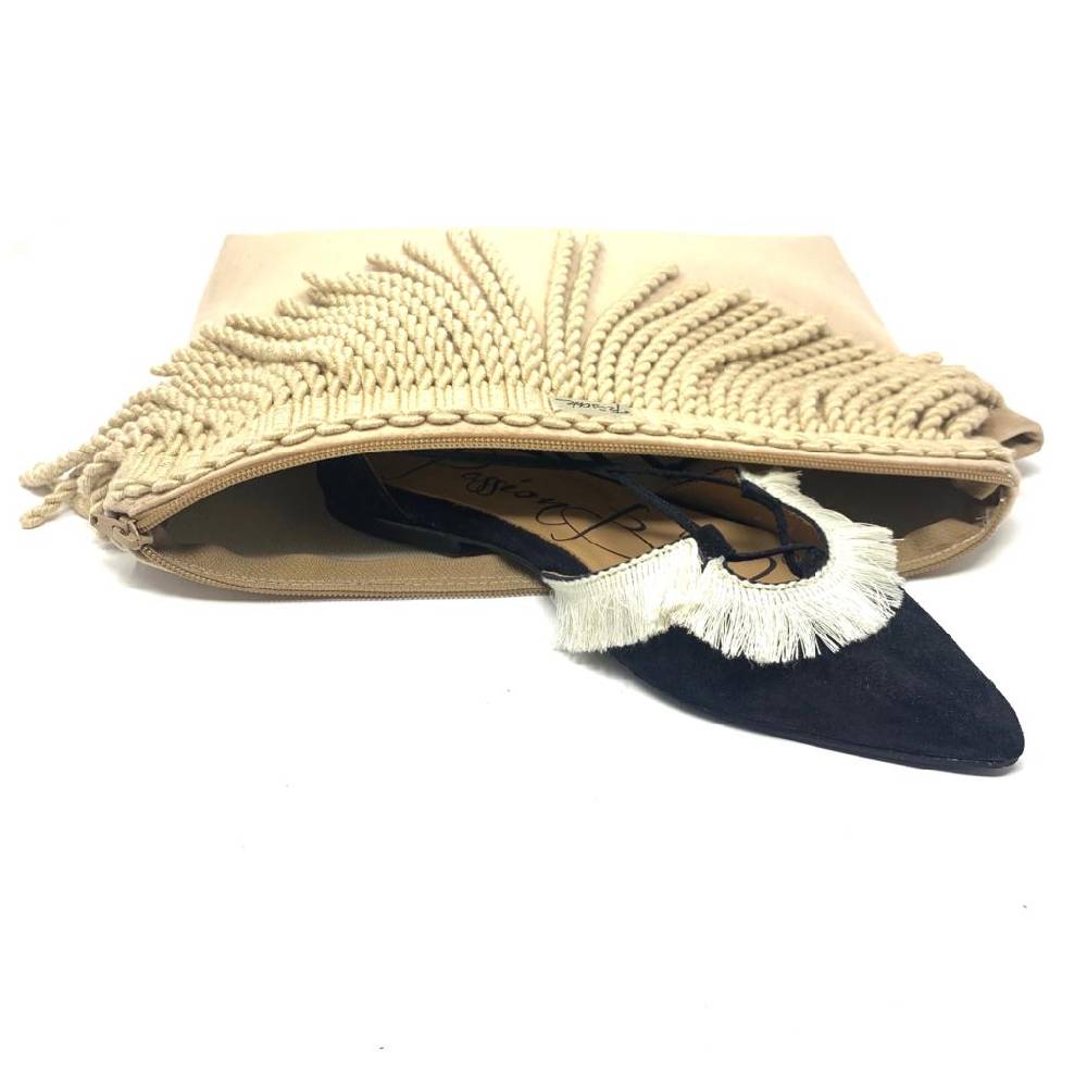 Passion Blanche Marilyn Scamosciata Nera Frangia