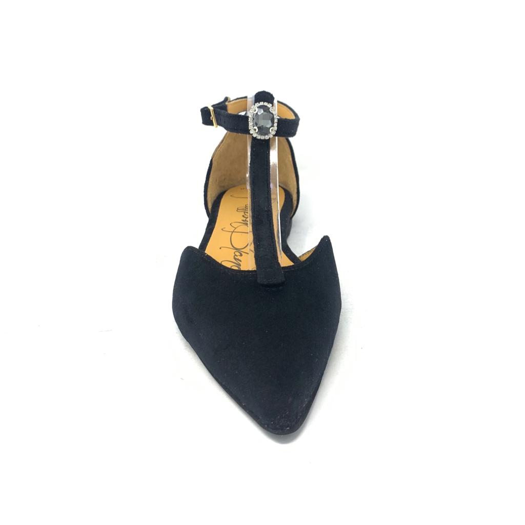 Passion Blanche Mimì Velluto Nero + Pietra Antracite