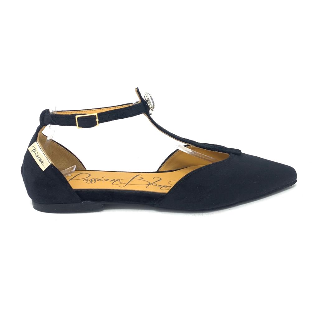 Passion Blanche Mimì velluto nero + pietra antracite