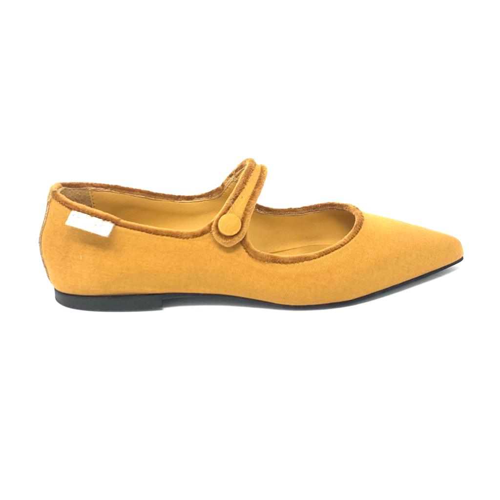 Passion Blanche Sophia Canvas Senape