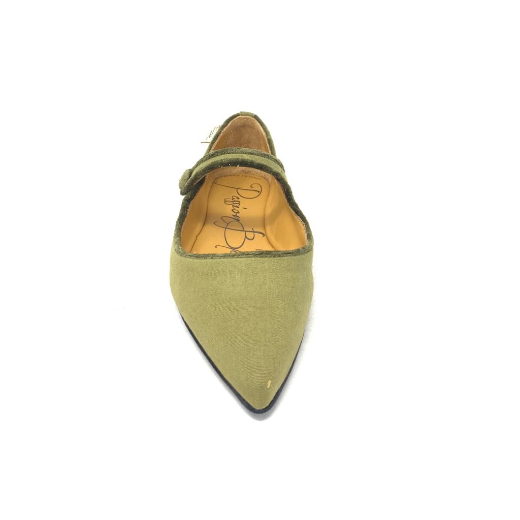 Passion Blanche Sophia Canvas Verde Militare