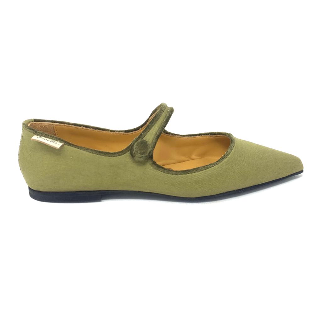 Passion Blanche Sophia Canvas Verde Militare