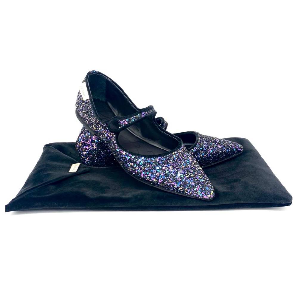 Passion Blanche Sophia Glitter Nero/Blu