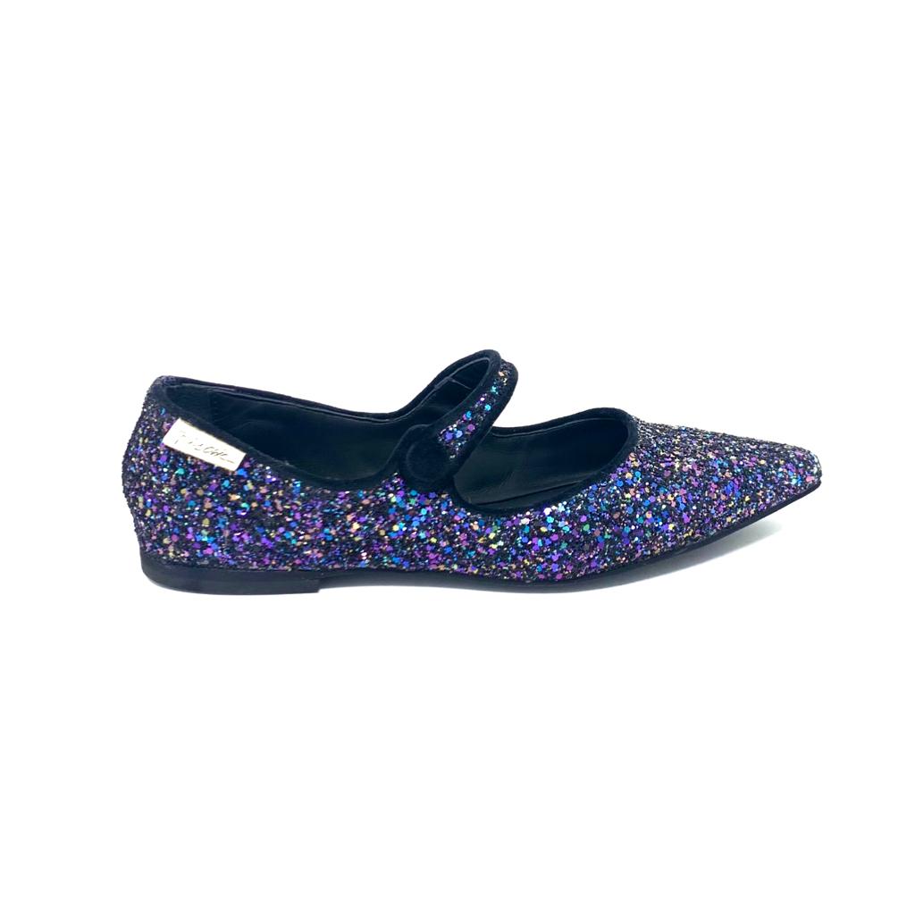 Passion Blanche Sophia Glitter Nero/Blu