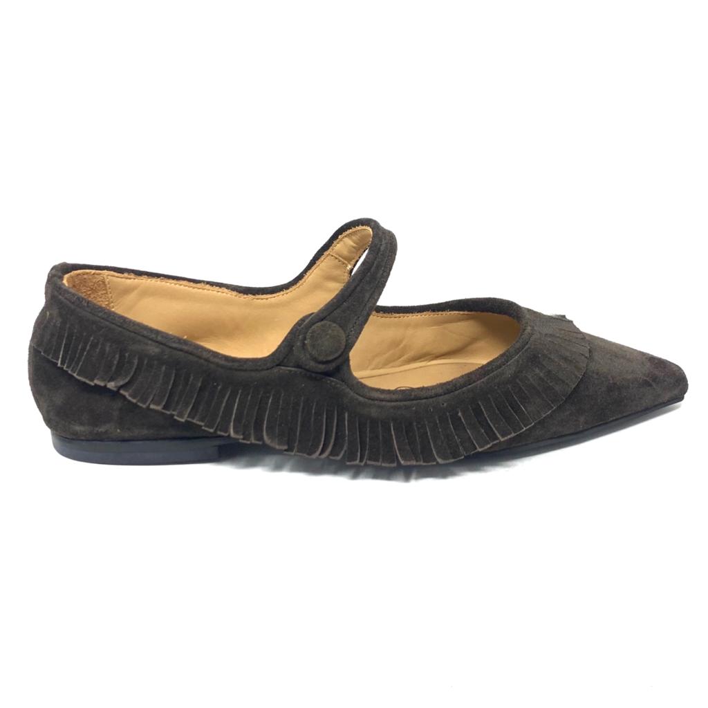 Passion Blanche Sophia Scamosciata T.Moro Frangia