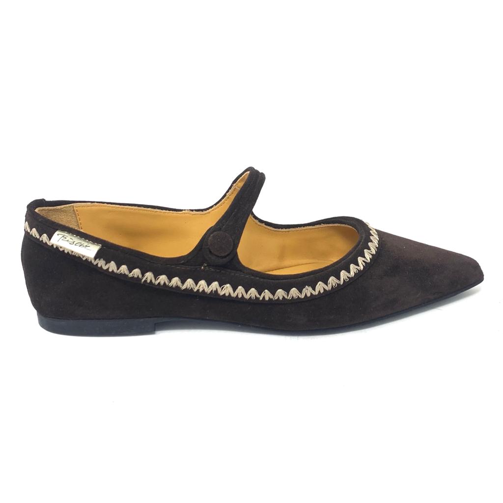 Passion Blanche Sophia Scamosciata T.moro + Ric Ecrù