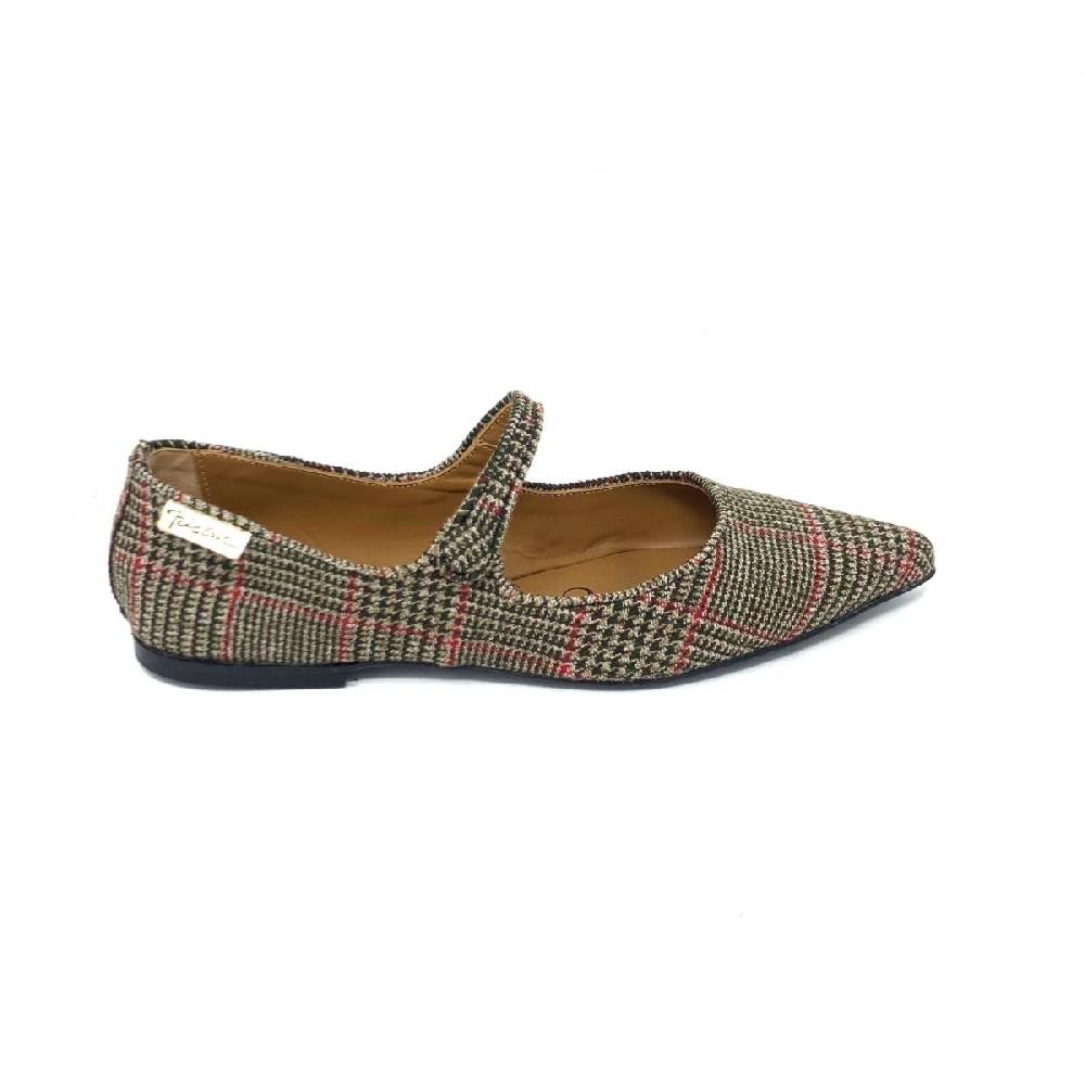 Passion Blanche Sophia tartan marrone