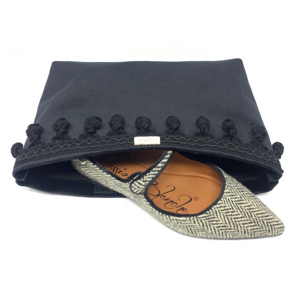 Passion Blanche Sophia Tweed In Lana Bianco-Nera