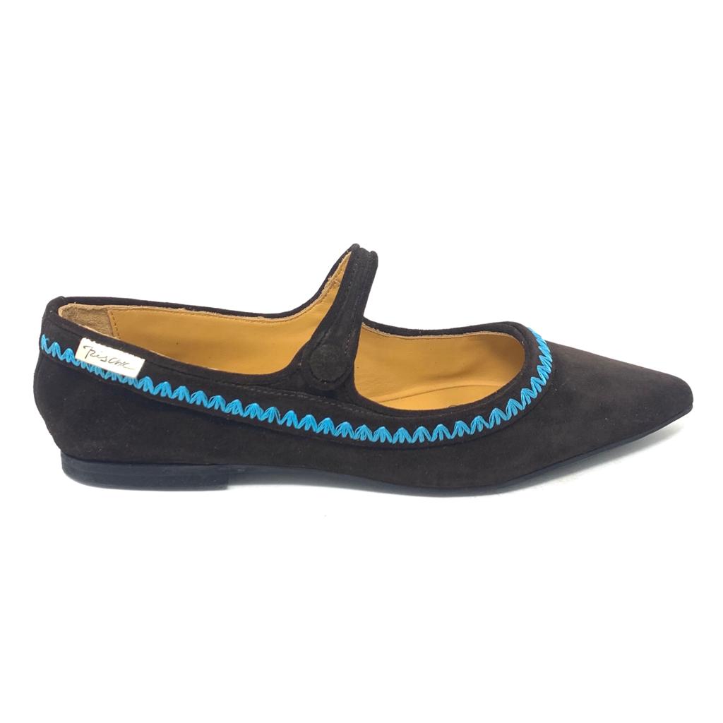 Passion Blanche Sophia Scamosciata T.moro + Ric Turchese