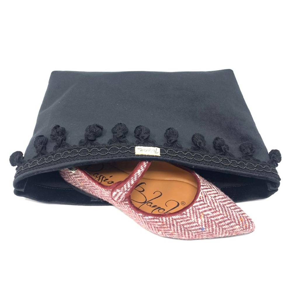 Passion Blanche Sophia Tweed In Lana Bianca-Bordeaux