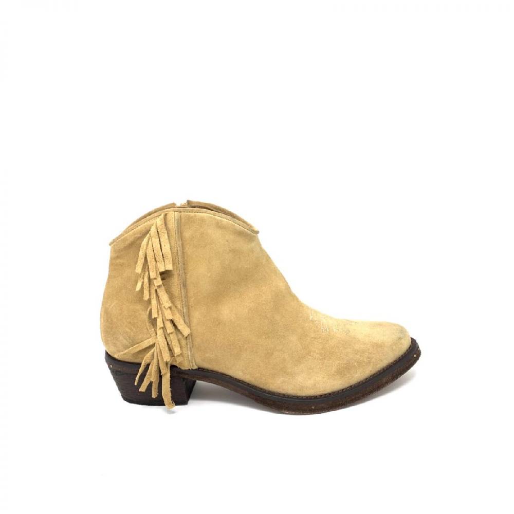 Passion Blanche Texano basso crosta grano suola in cuoio