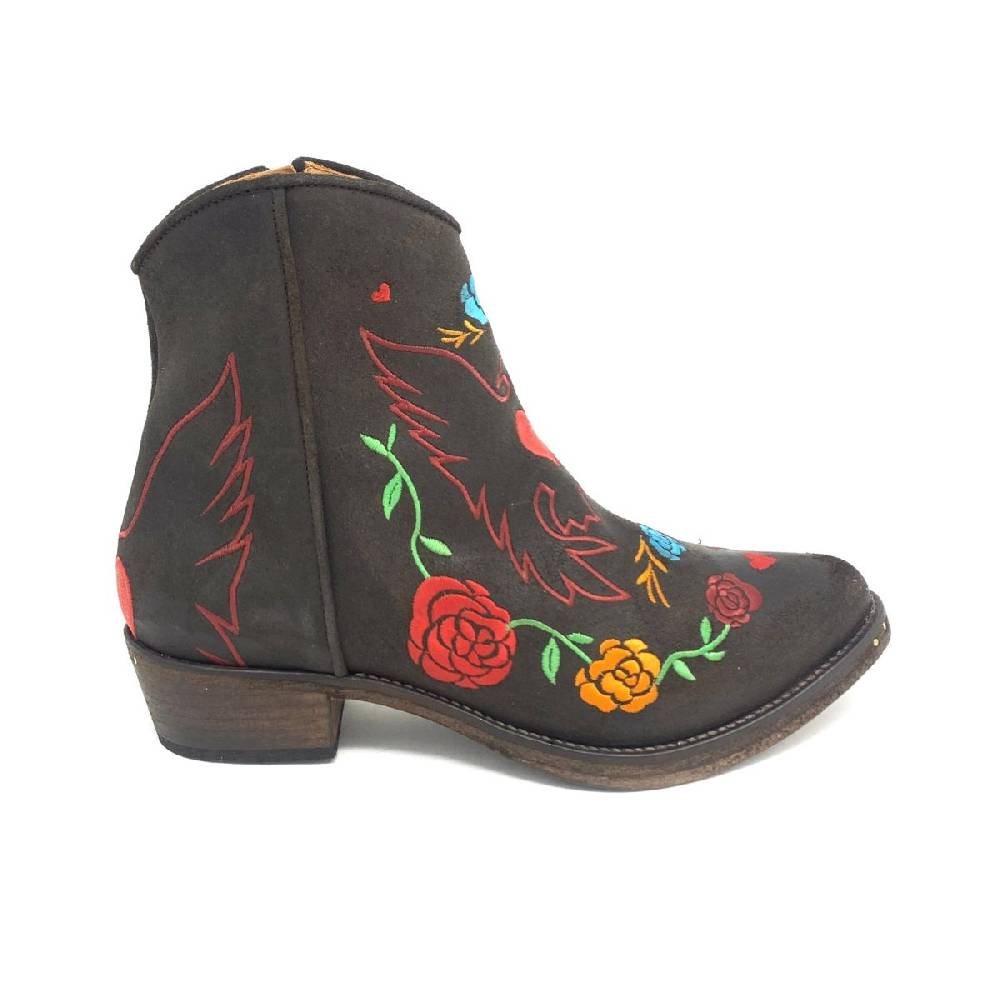 Passion Blanche Texano Scamoscato T.Moro + Ricamo Aquila