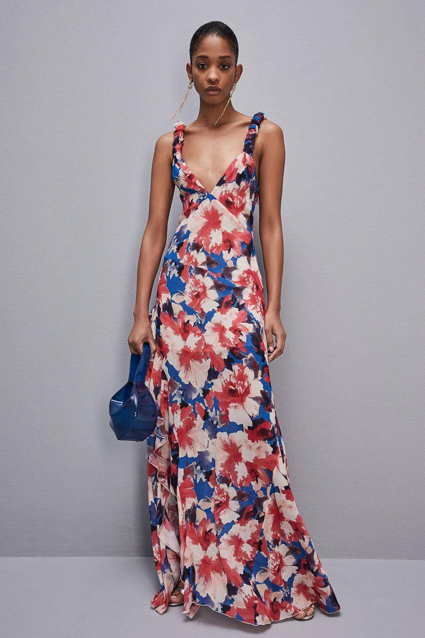 Patrizia Pepe Abito con fascia abbinata in creponne di viscosa