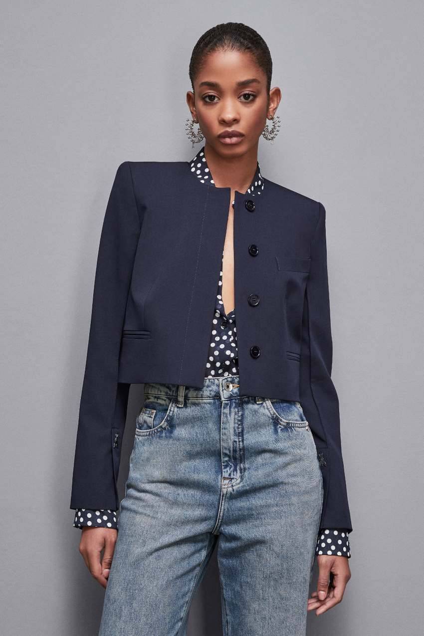 Patrizia Pepe Giacca Marsina In Gabardina