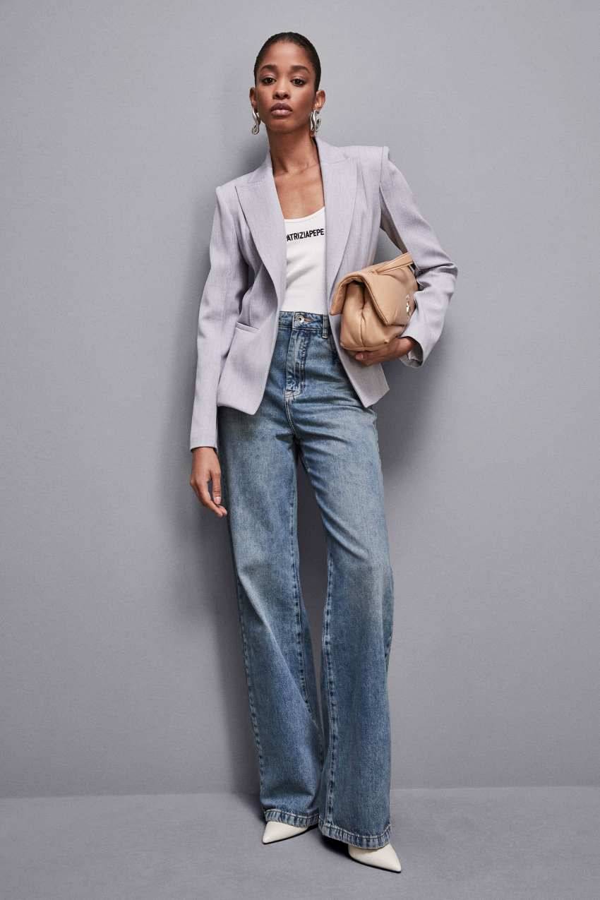 Patrizia Pepe Giacca un bottone in poly viscosa