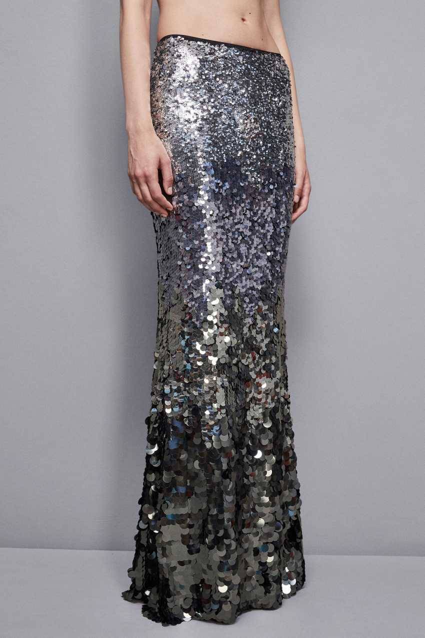 Patrizia Pepe Gonna In Tulle Con Paillettes