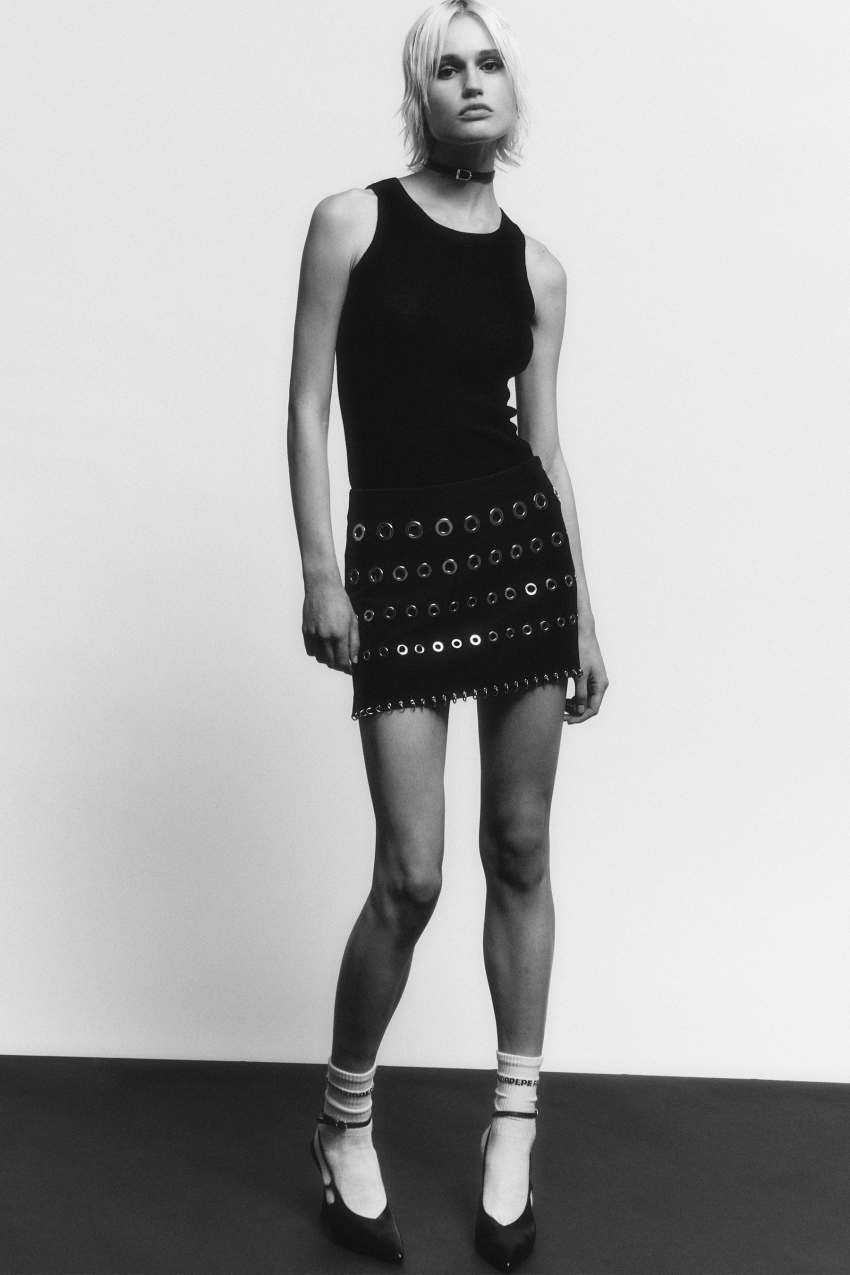 Patrizia Pepe Minigonna in crepe a vita bassa