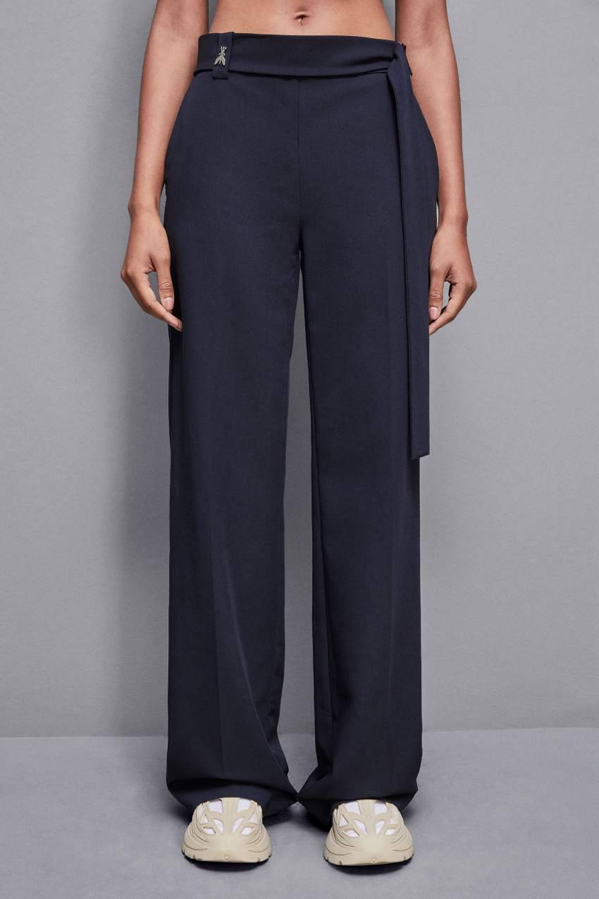Patrizia Pepe Pantaloni Regular Fit In Gabardina
