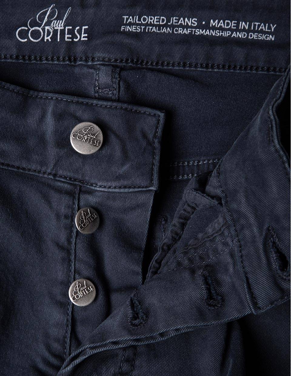 Paul Cortese Gabardine 5 Tasche Blue