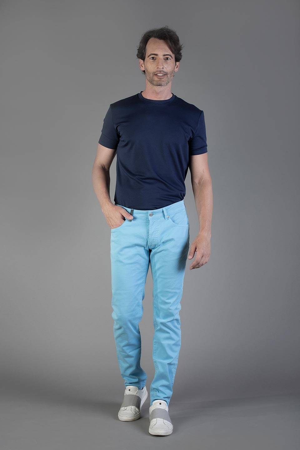 Paul Cortese Gabardine 5 tasche Capri