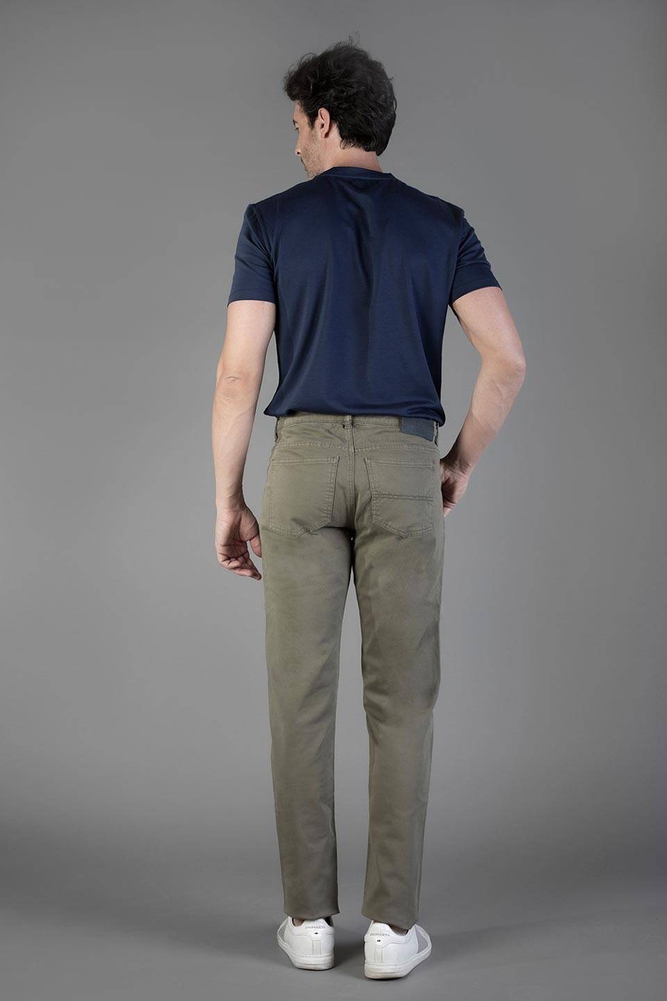 Paul Cortese Gabardine 5 Tasche Green