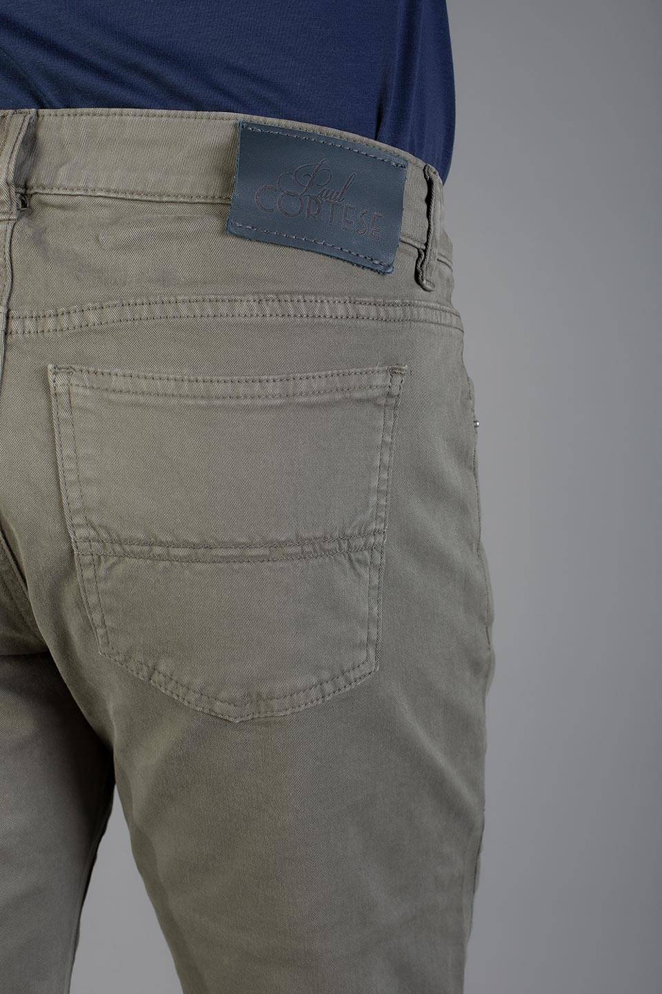 Paul Cortese Gabardine 5 Tasche Green