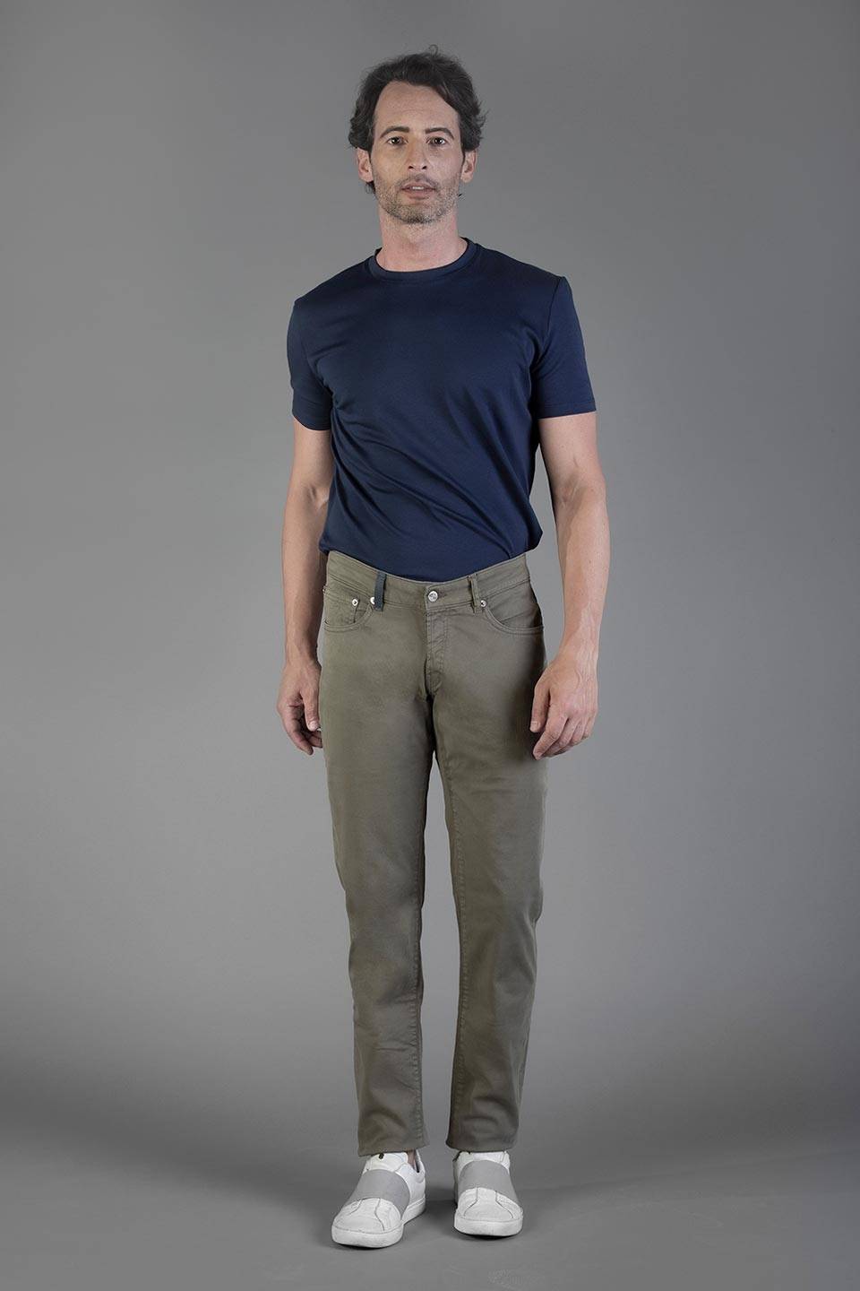 Paul Cortese Gabardine 5 tasche Green