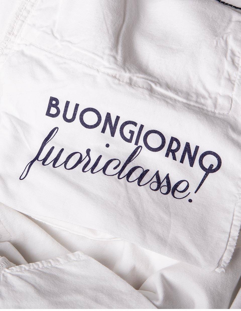 Paul Cortese Gabardine 5 Tasche White