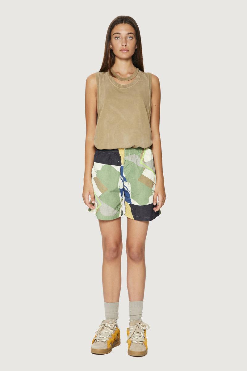 Paura AIRAM BERMUDA GREEN CAMO