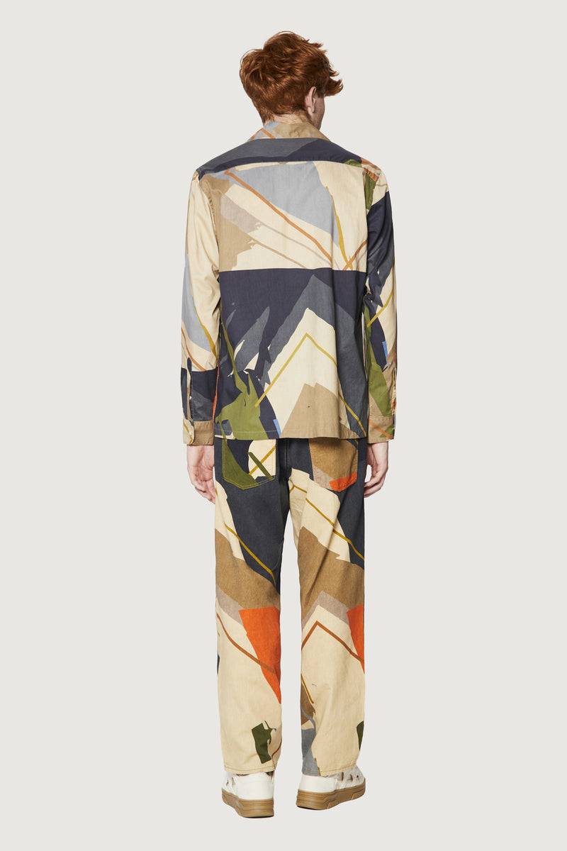 Paura AUSTIN SHIRT SAND CAMO