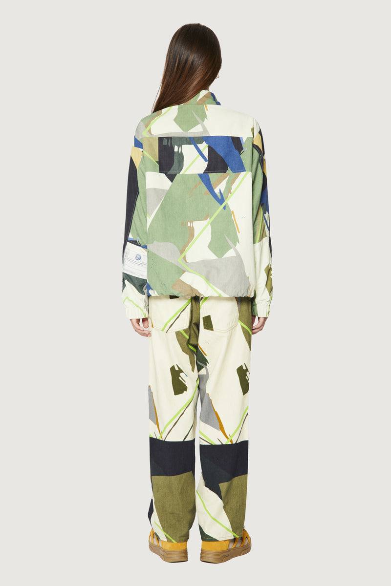 Paura CARA COACH JACKET GREEN CAMO