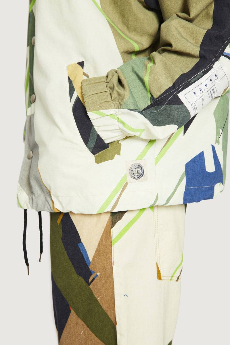 Paura CARA COACH JACKET GREEN CAMO