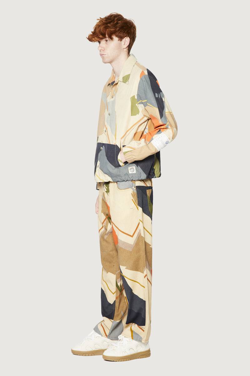 Paura CARA COACH JACKET SAND CAMO