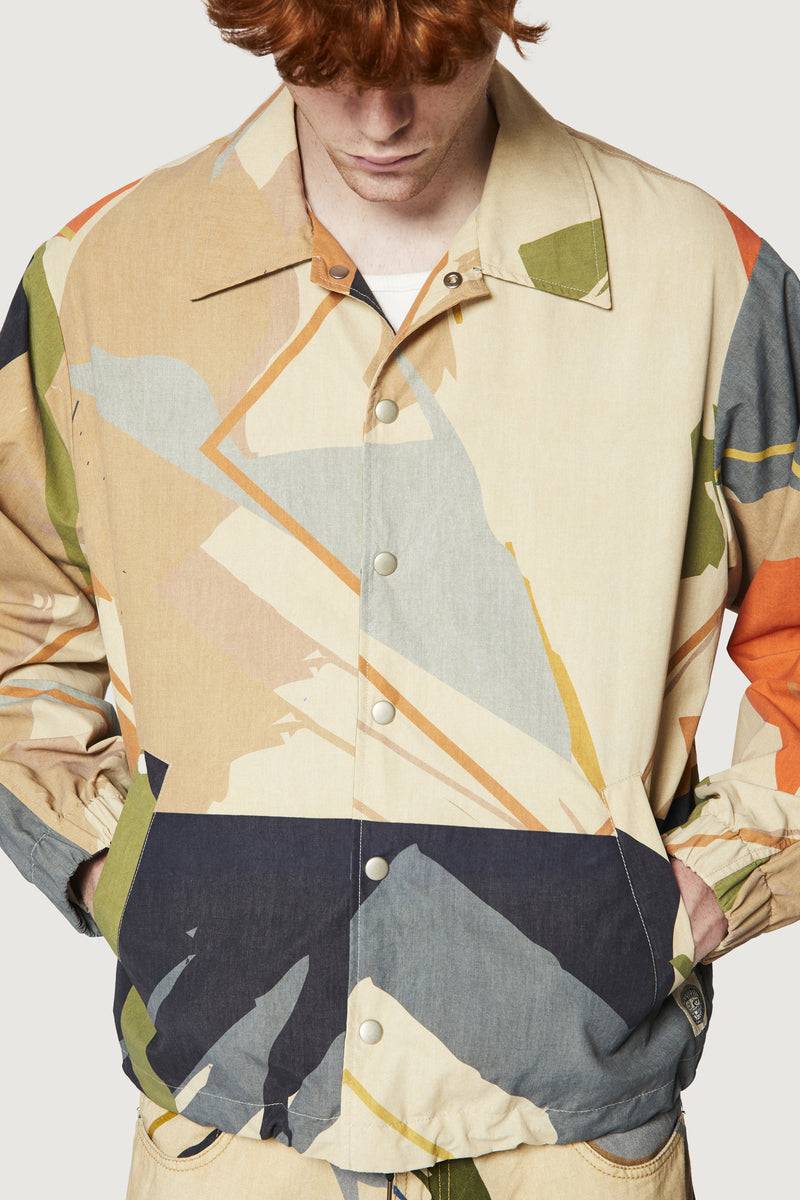 Paura CARA COACH JACKET SAND CAMO