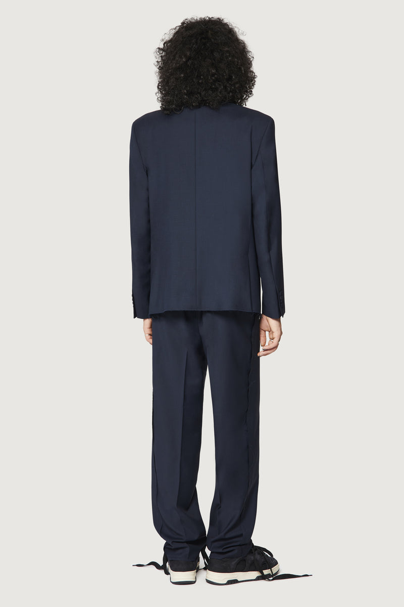 Paura CASSEL DOUBLEBREASTED SUIT JACKET DARK BLUE