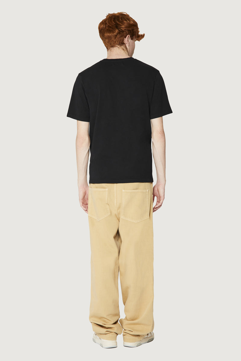 Paura COSTA OVERSIZED T-SHIRT BOLD LOGO BLACK