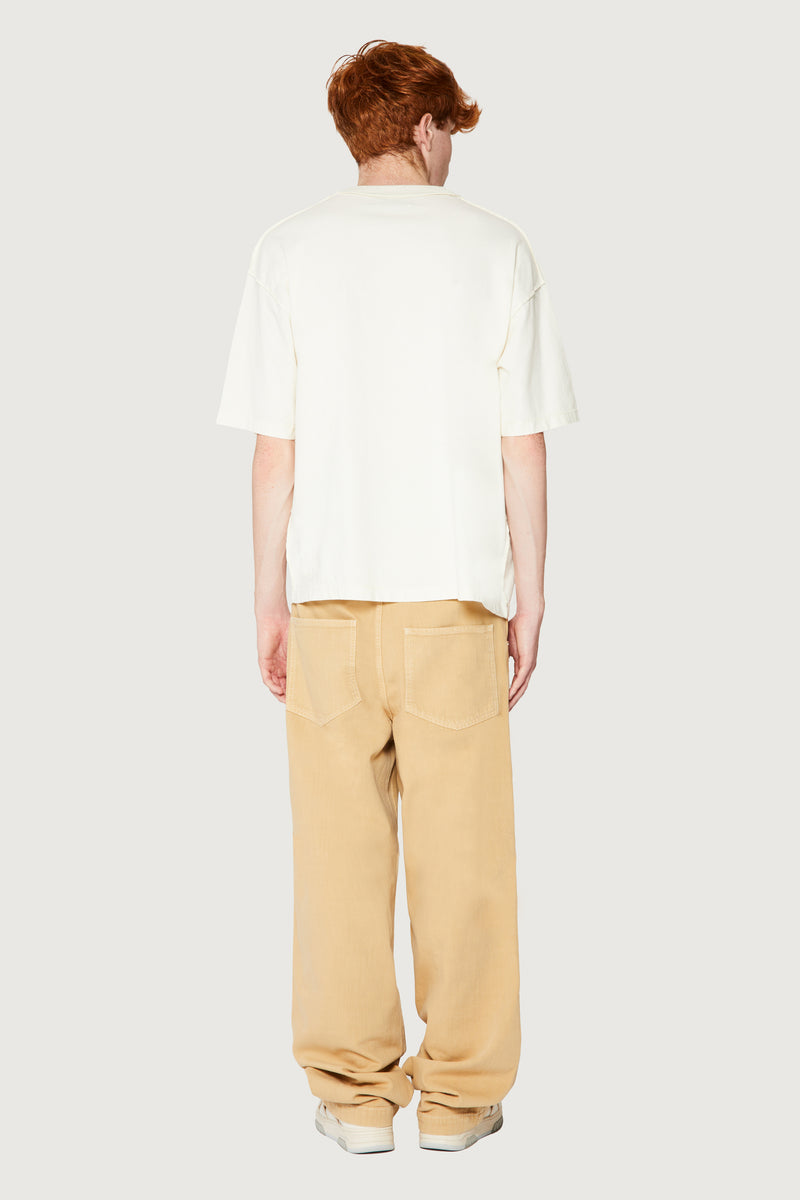 Paura COSTA OVERSIZED T-SHIRT MODULO OFF-WHITE