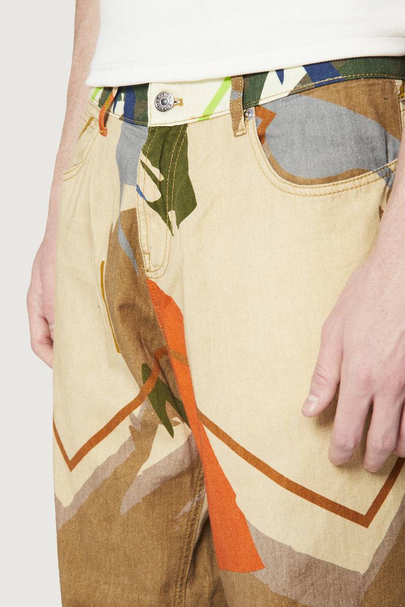 Paura DAVE 5 POCKETS SAND CAMO
