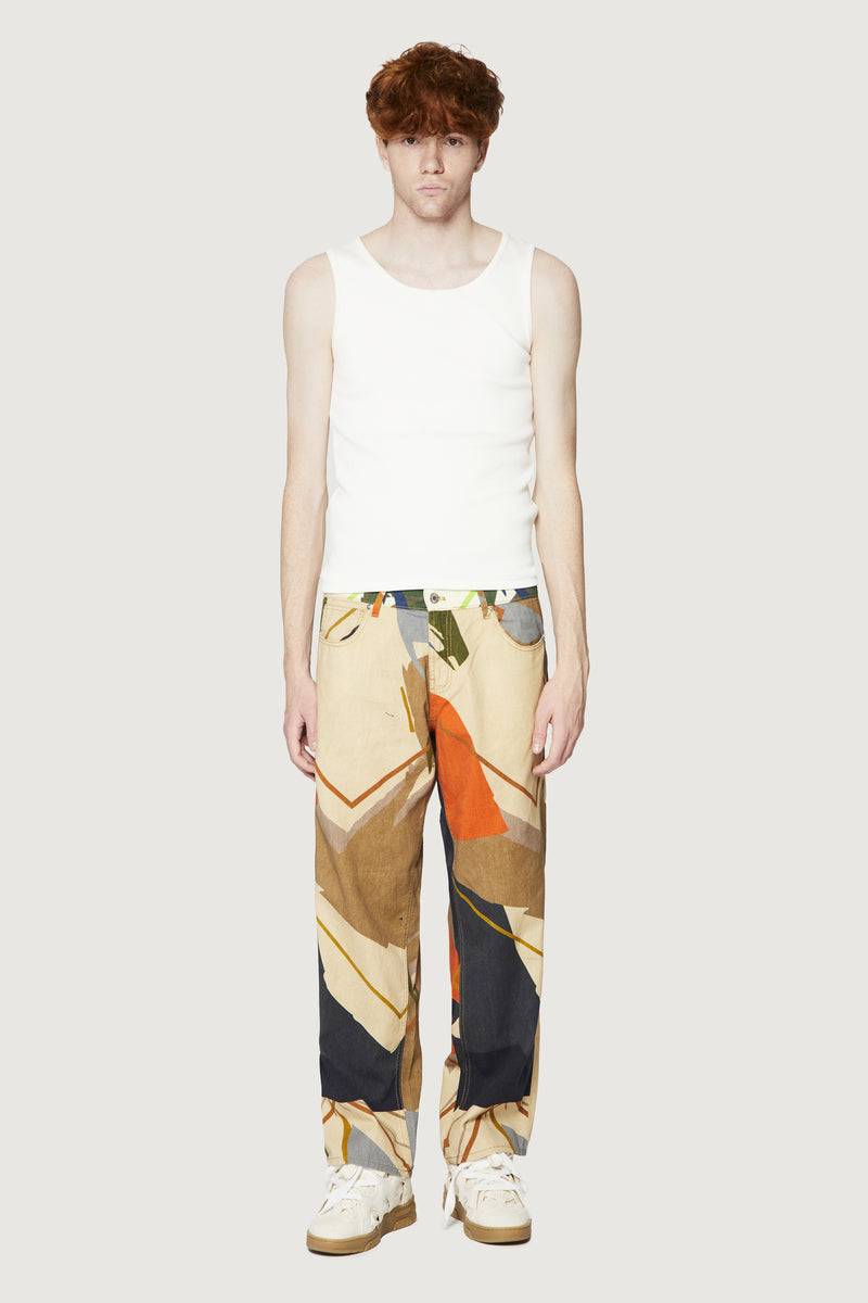 Paura DAVE 5 POCKETS SAND CAMO