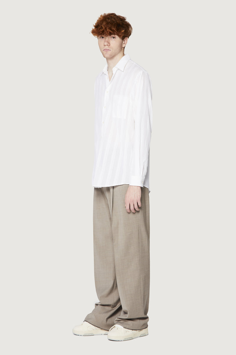 Paura ERZIN OVERSIZED SHIRT WHITE