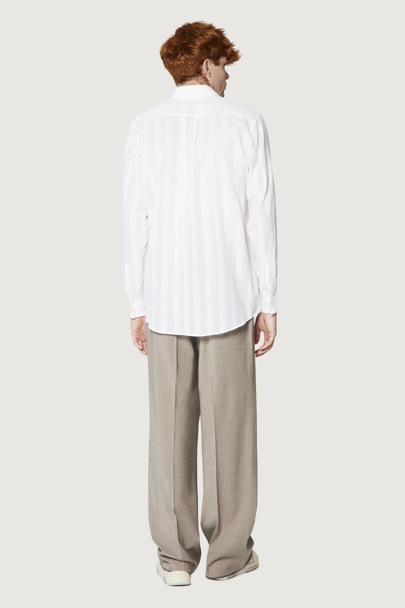 Paura ERZIN OVERSIZED SHIRT WHITE