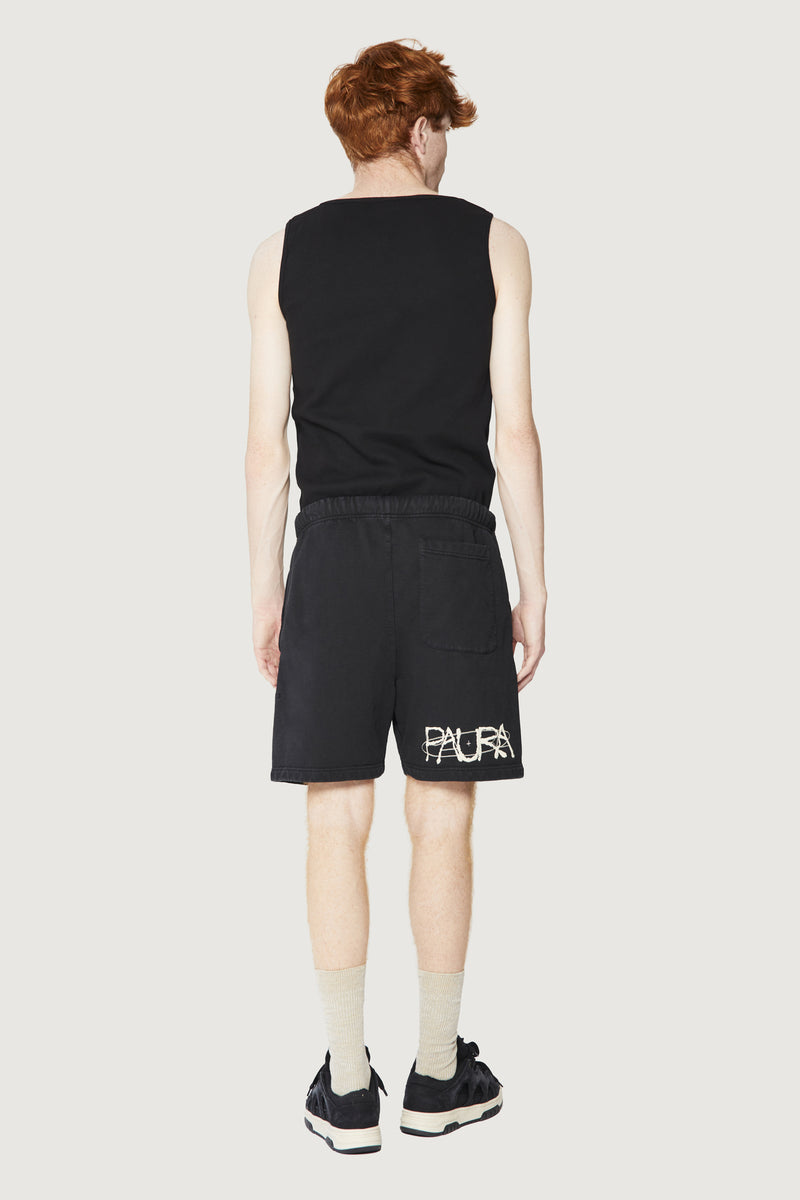 Paura FILIPPO SHORTS COSMIC LOGO BLACK