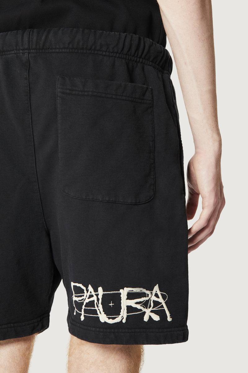 Paura FILIPPO SHORTS COSMIC LOGO BLACK