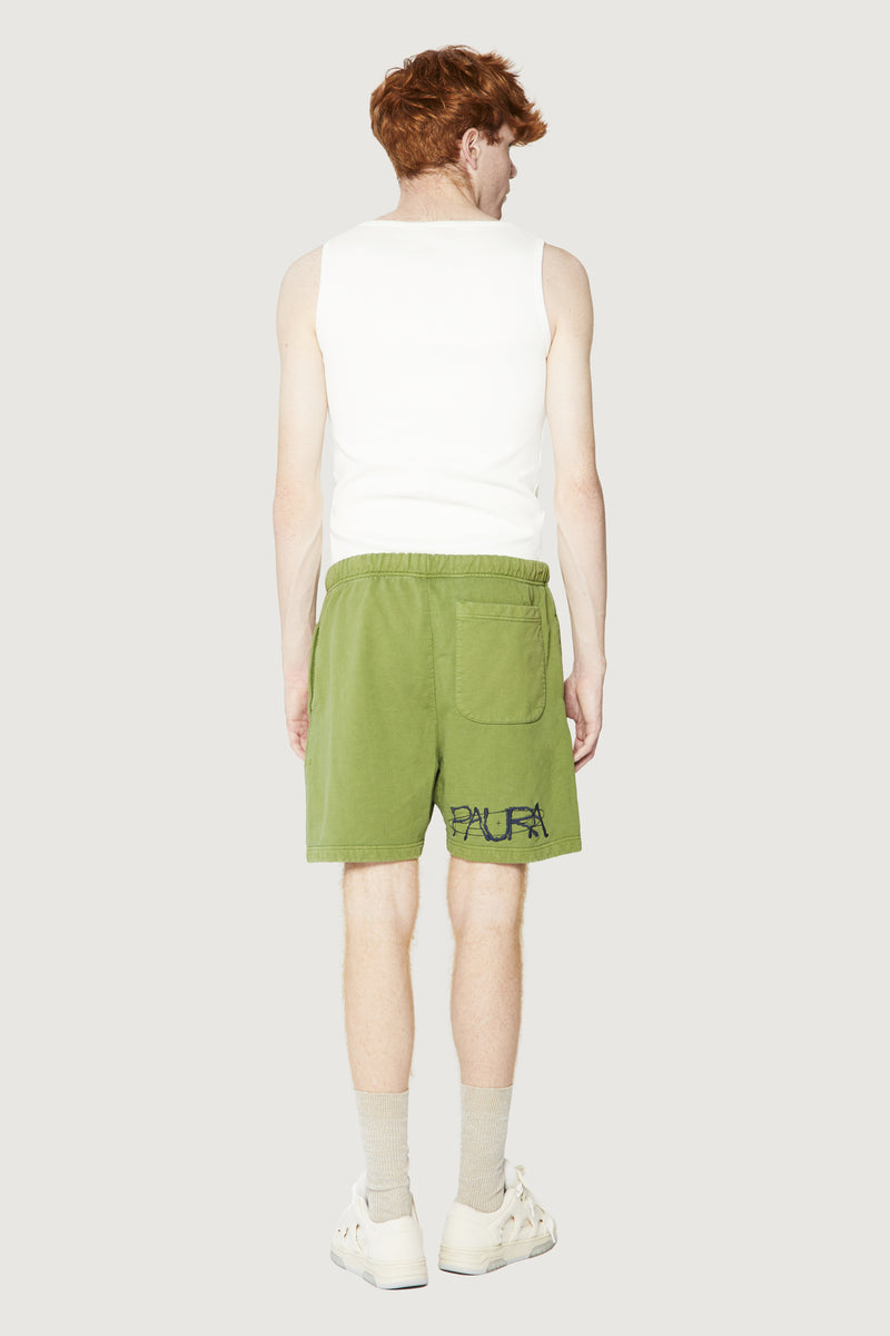Paura FILIPPO SHORTS COSMIC LOGO GREEN