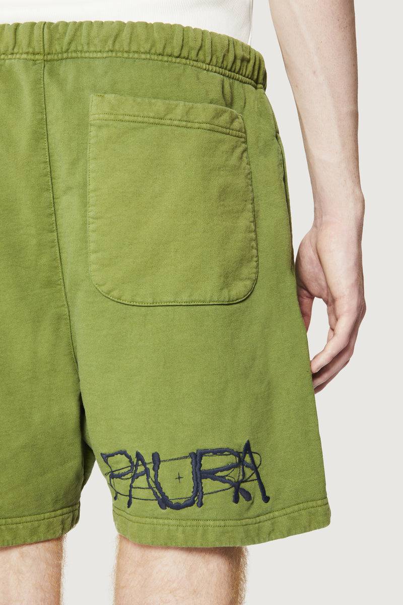 Paura FILIPPO SHORTS COSMIC LOGO GREEN